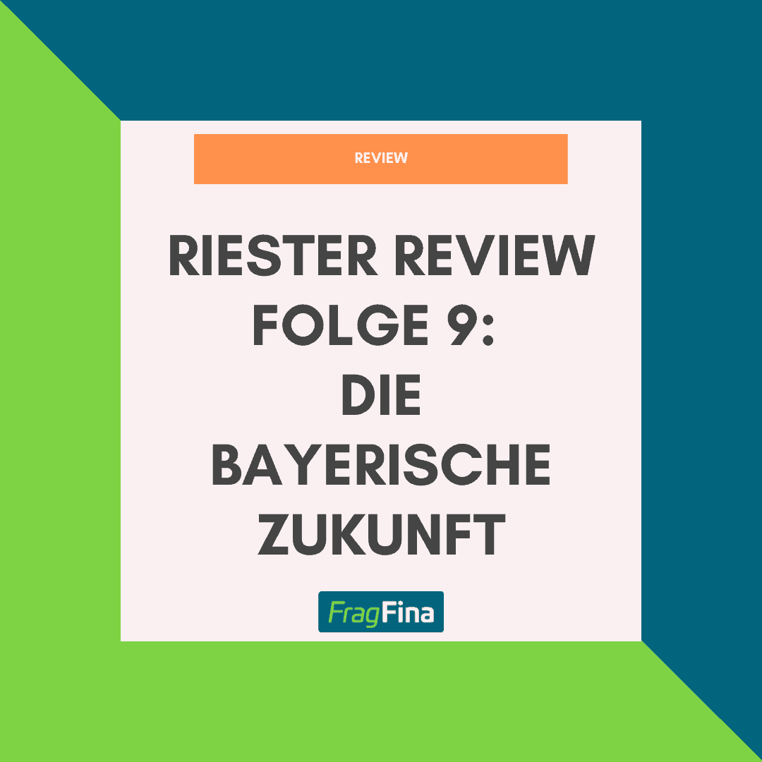 Riester Rente der Bayerischen im Test