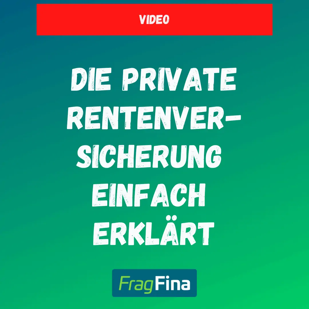 Die private Rentenversicherung einfach erklärt (Instagram)