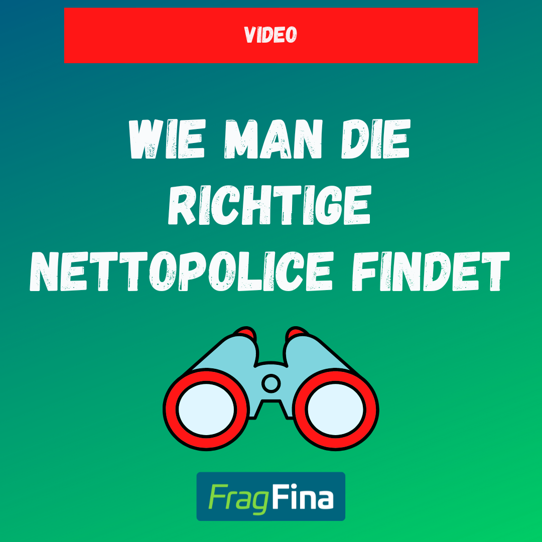 Wie man die richtige Nettopolice findet