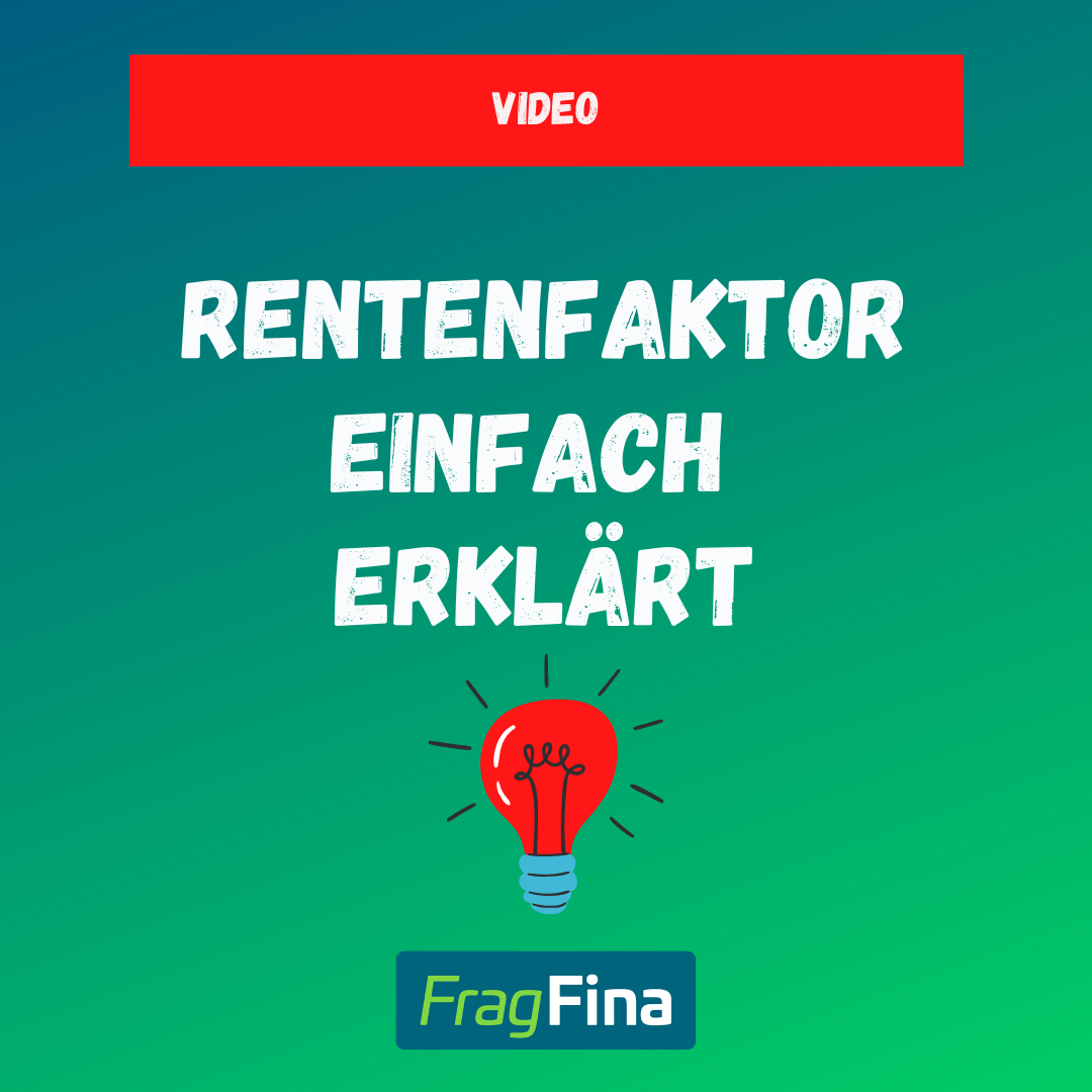 Rentenfaktor einfach erklärt