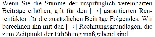 Dynamik Rentenversicherung Beispiel 2
