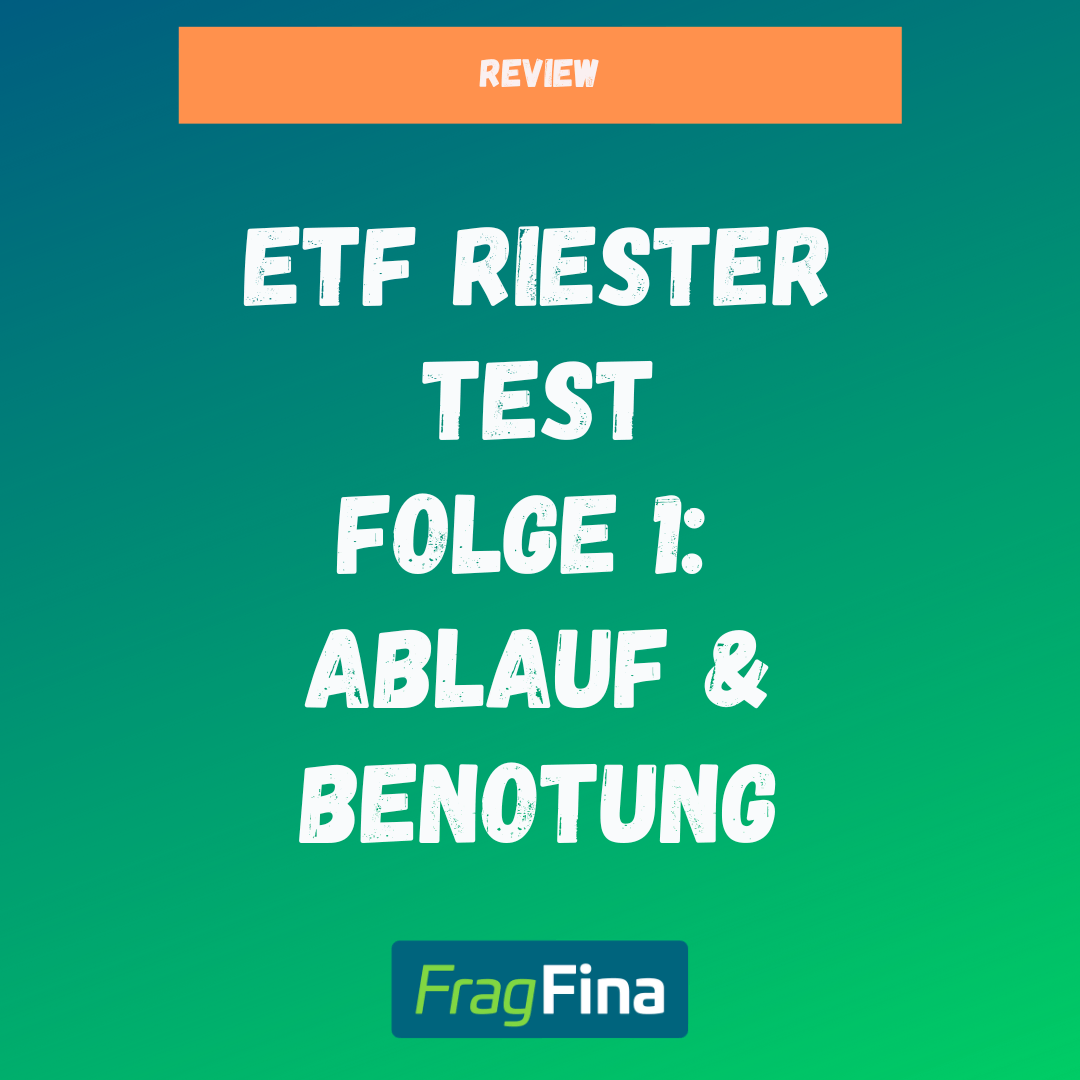 ETF Riester Test Folge 1