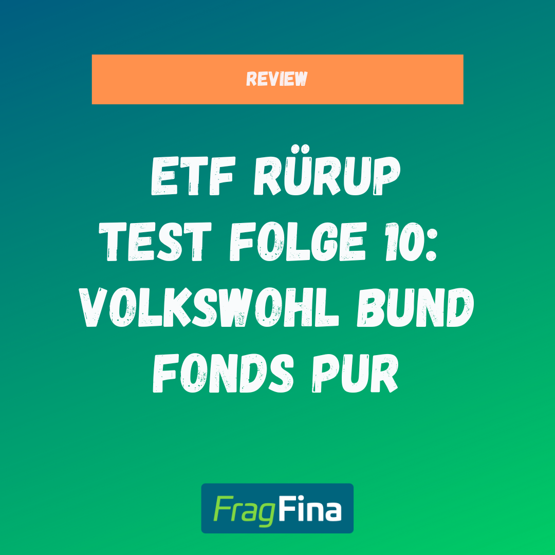 ETF Ruerup Test Volkswohl Bund Insta