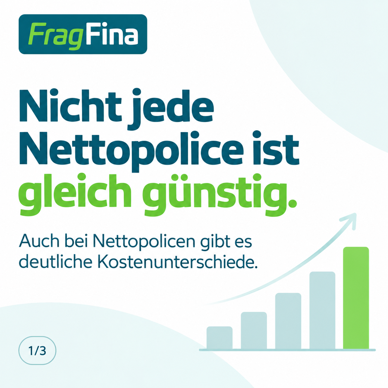 Nicht jede Nettopolice ist gleich günstig